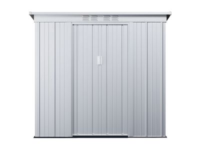 Abri de jardin métal en acier galvanisé gris 2,32 m² - ACAMAR