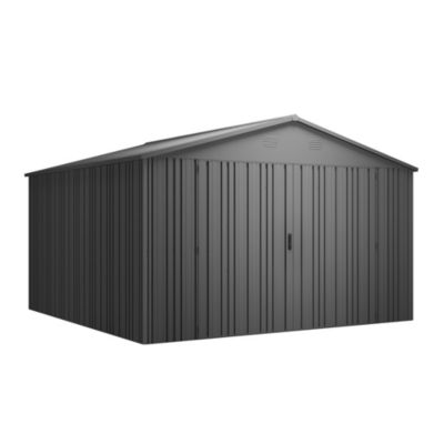 Abri de Jardin Métal Pioneer Y130 - Structure autoportante IronCore - Toit robuste -  Serrure avec clé incluse - 12,46 m²
