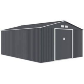 Abri de jardin métal "Vegas" 15 m²  Gris