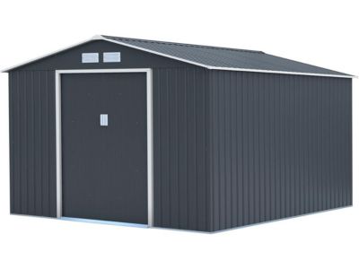 Abri de jardin métal "Vegas"  8,83 m²  Gris