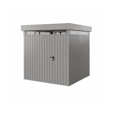 Abri de jardin métal aluminium gris simple porte surface totale 5,24m², Hörmann Ecostar Euroline EFDL5