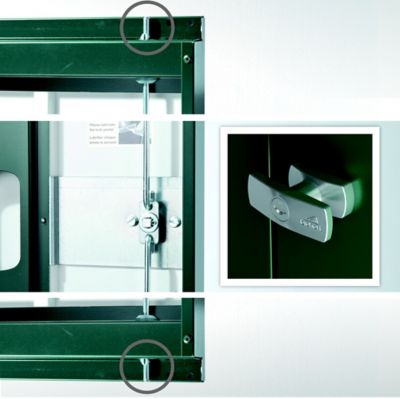 Abri de jardin métal Biohort Europa T4 vert foncé surface totale 5.56 m²