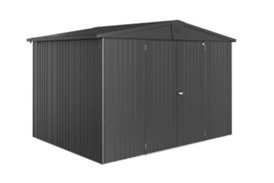 Abri de jardin métal Biohort Europa T5 gris foncé surface totale 7.2 m²