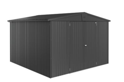 Abri de jardin métal Biohort Europa T7 gris foncé surface totale 9.48 m²