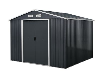 Abri de jardin métal gris Anthracite 7,84 m²