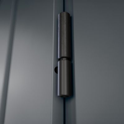 Abri de jardin métal gris anthracite double porte surface totale 10,82m², Hörmann Ecostar Euroline EFDL14