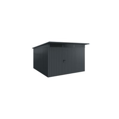 Abri de jardin monopente ESD5 2 portes anthracite Hörmann Ecostar