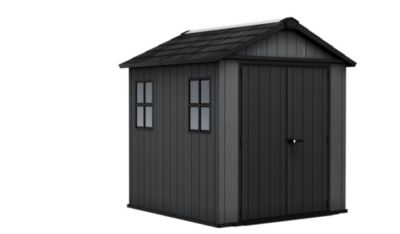 Abri de jardin NEWTON PLUS 757 KETER L230 x P223.8D x H246 cm 5,13 m² coloris gris anthracite