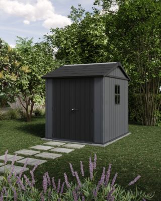 Abri de jardin NEWTON PLUS 775 KETER L223.8 x P230 x H246 cm 5,13 m² coloris gris anthracite