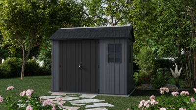 Abri de jardin NEWTON PLUS 975 KETER L287 x P230 x H246 cm 6,6 m² coloris gris anthracite