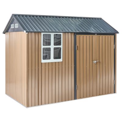 Abri de jardin NOCCIANO 313 cm 220 cm Métal Marron