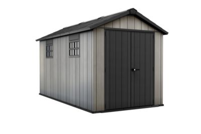 Abri de jardin OAKLAND 7513 en résine - KETER - gris et noir - 8,5 m²