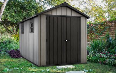 Abri de jardin OAKLAND 7513 en résine - KETER - gris et noir - 8,5 m²