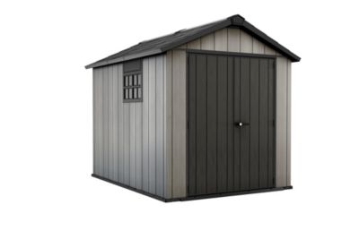 Abri de jardin OAKLAND 759 en résine - KETER - gris et noir - Surface hors tout 6,57 m²
