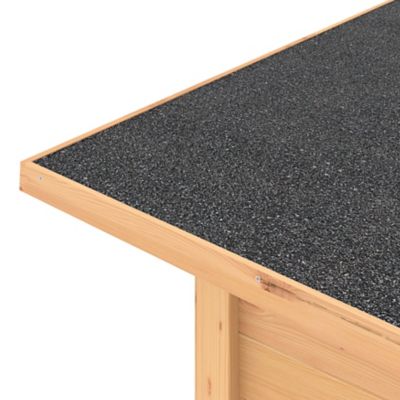 Abri de jardin + plancher GoodHome Stafford en bois coloris naturel ép.14 mm surface extérieure 3,04 m²