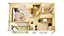 Abri de jardin + plancher Weka 701 en bois coloris brut ép.70 mm surface extérieure 30,15 m²
