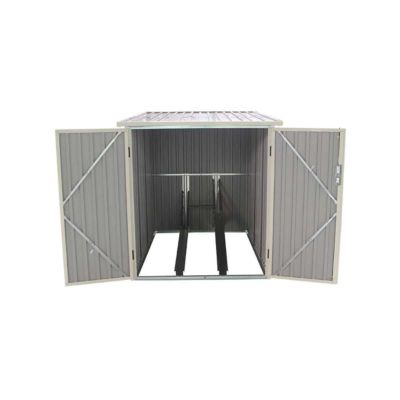 Abri de Jardin pour Velo en Metal Gardiun Veloc I (X2) 2,81 m2 198x142x157 cm Exterieur Anthracite