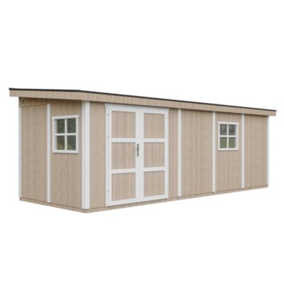 Abri de Jardin Qualité Premium 14,30 m² - H231x248x648 cm - M941-TERRA BROWN - Timbela