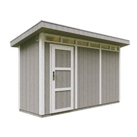 Abri de Jardin Qualité Premium 4m² /L161xL412xH239 cm - Timbela M902-TUNDRA GREY