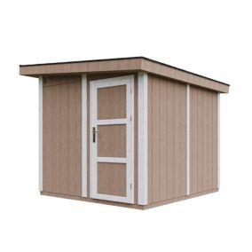 Abri de Jardin Qualité Premium 6m² /L294xL279xH237 cm - Timbela M903-TERRA BROWN