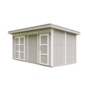 Abri de Jardin Qualité Premium 8.52+2.95 m² - Cabane de Jardin Exterieur Cabane de Jardin - Timbela M905C - TUNDRA GREY