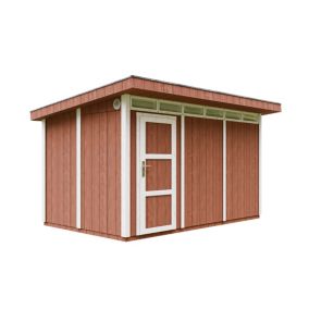 Abri de Jardin Qualité Premium 9m² / L412xL279xH237 cm - Timbela M904-REDWOOD RED