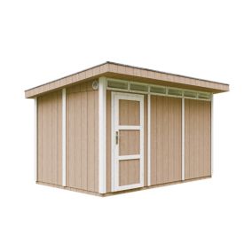 Abri de Jardin Qualité Premium 9m² / L412xL279xH237 cm - Timbela M904-TERRA BROWN