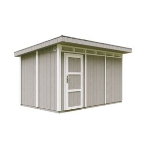 Abri de Jardin Qualité Premium 9m² / L412xL279xH237 cm - Timbela M904-TUNDRA GREY