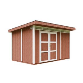 Abri de Jardin Qualité Premium 9m² / L412xL279xH237 cm - Timbela M904A-REDWOOD RED