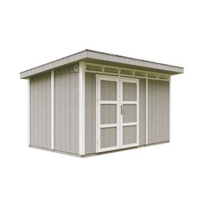 Abri de Jardin Qualité Premium 9m² / L412xL279xH237 cm - Timbela M904A-TUNDRA GREY