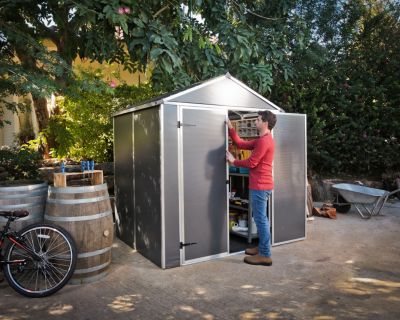 Abri de jardin Rubicon Canopia 152x175 cm Aluminium et Polycarbonate