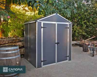 Abri de jardin Rubicon Canopia 152x175 cm Aluminium et Polycarbonate
