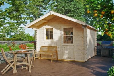 Abri de jardin SKAN HOLZ Narvik 300x300cm, 45mm, non traité