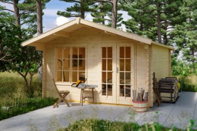 Abri de jardin SKAN HOLZ Stavanger 380x300cm, 45mm, non traité