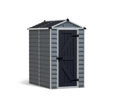 Abri de jardin Skylight polycarbonate gris foncé surface totale 1,9m²