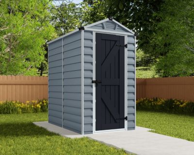 Abri de jardin Skylight polycarbonate gris foncé surface totale 1,9m²