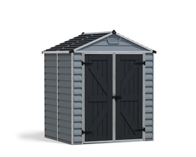 Abri de jardin Skylight polycarbonate gris foncé surface totale 2,65m²