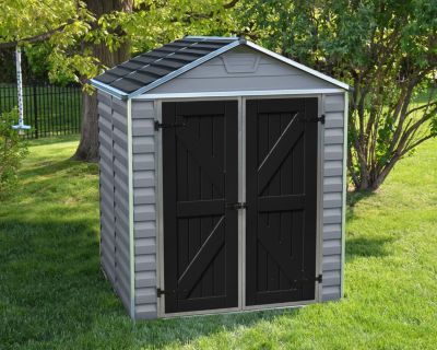 Abri de jardin Skylight polycarbonate gris foncé surface totale 2,65m²
