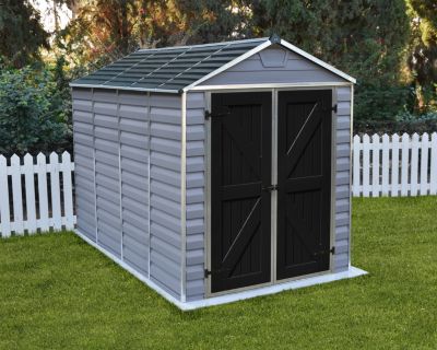 Abri de jardin Skylight polycarbonate gris foncé surface totale 5,28m²