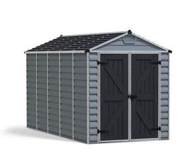Abri de jardin Skylight polycarbonate gris foncé surface totale 6,59m²