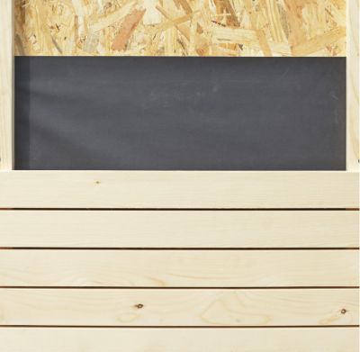 Abri de jardin Studio Décor Home en bois coloris naturel ép.44 mm surface extérieure 18,14 m²