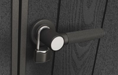 Abri de jardin WALNUT signature 97 en résine imitation bois - 6 m²