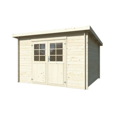 Abri de jardin White Wood Lola 1 bois ép.28mm surface extérieure totale 10,2m²