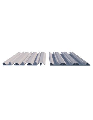 Abri de piscine Horizon - 6,47x3,50 m - polycarbonate massif 3 mm - Couleur Ral7037 Gris  - ECO208