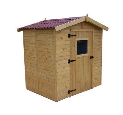 Abri en panneaux 2.46 m² avec plancher Habrita ED1616.01