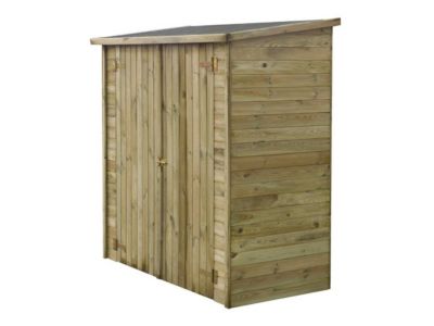 ABRI JARDIN BOIS ADOSSABLE LIPKI  1.79 X 0.90 X 1.781.87 m