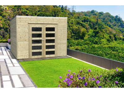 Abri jardin bois "Bari"  8.69 m2  2.99 x 2.91 x 2.25 m  19 mm