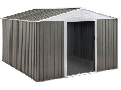 Abri jardin métal "Dallas"  8,84 m²  Taupe