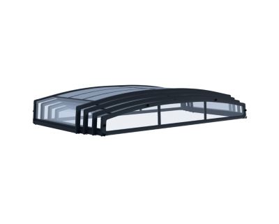 Abri piscine Majorca Canopia 8x4m Aluminium et polycarbonate