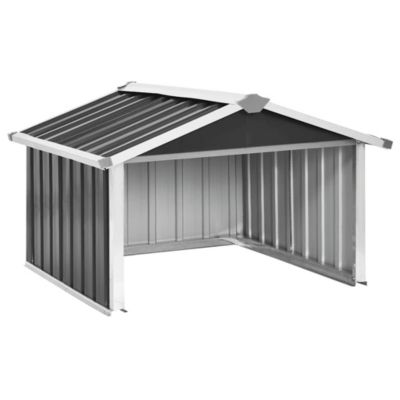Abri pour robot de jardin 92x97x63cm Acier galvanisé Anthracite vidaXL